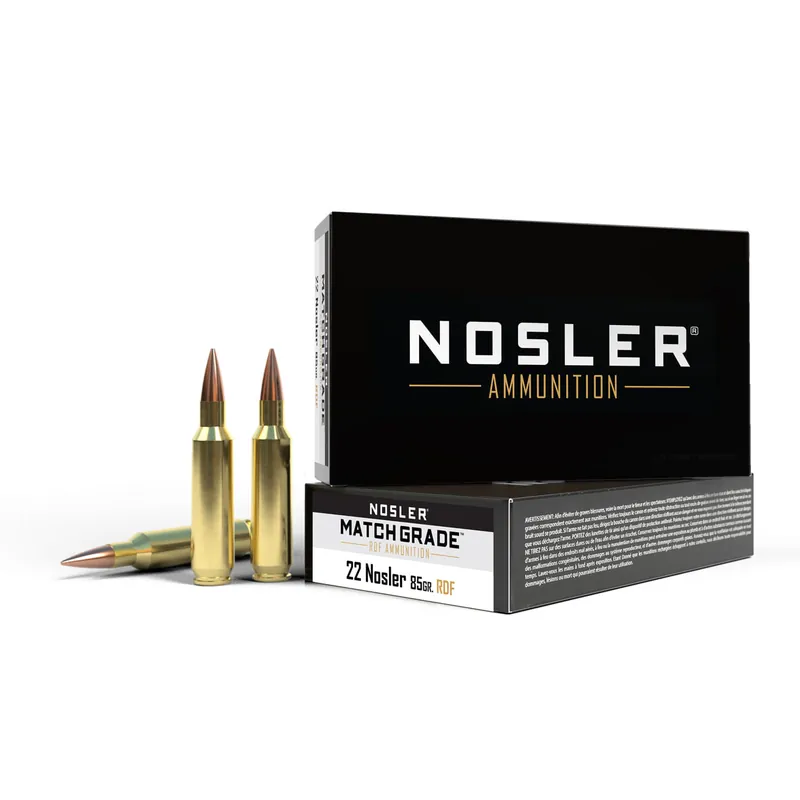 Match Grade 22 85 Grain RDF HPBT Ammunition 20 Rounds