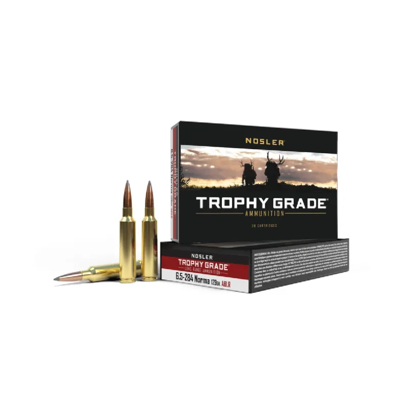 Trophy Grade 6.5x284 Norma 129 Grain Accubond LR Ammunition 20 Rounds