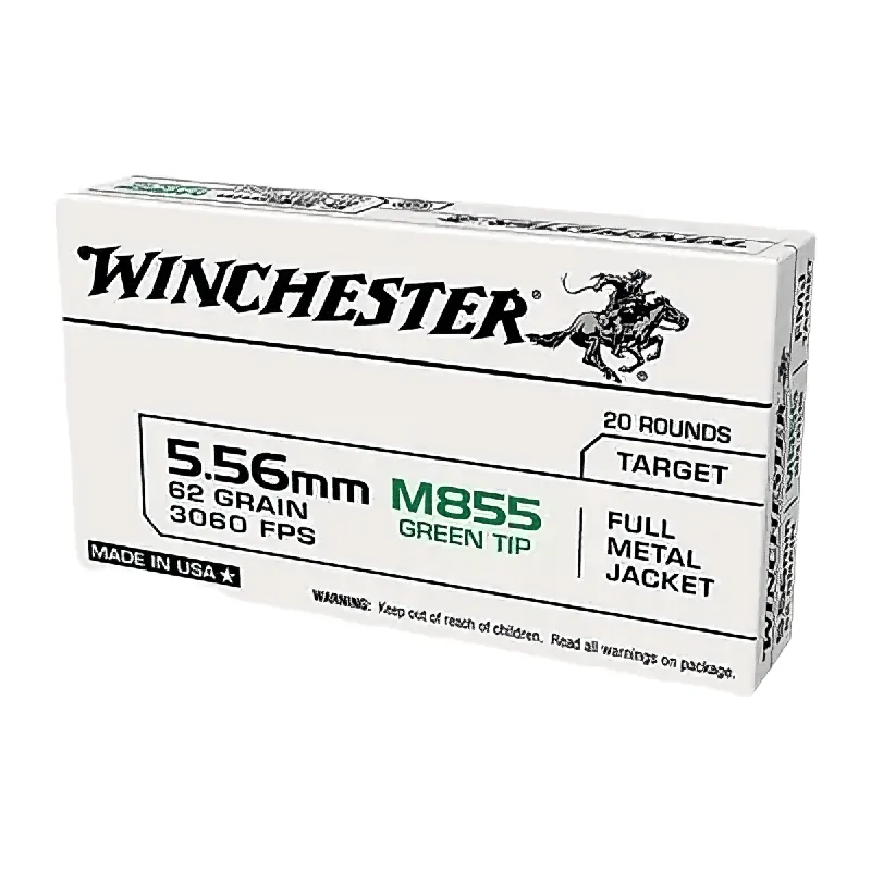 USA White Box 7.62x39mm 123 Grain FMJ Ammunition 20 Rounds