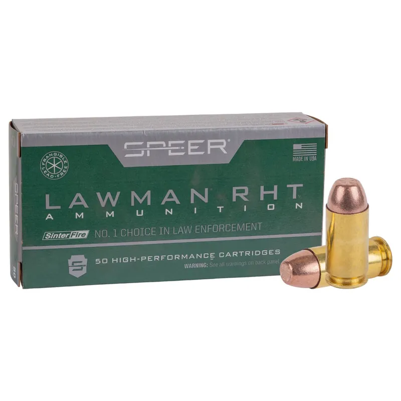 Training 40 S&W 125 Grain Frangible Ammunition 50 Rounds