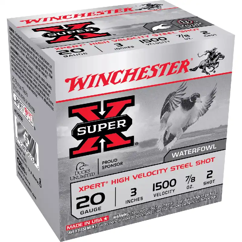 Super-X 20 Gauge 2 Shot 3" Ammunition 25 Rounds