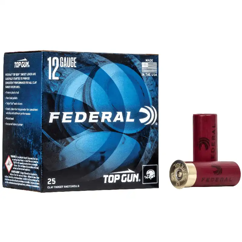 Top Gun HV 12 Gauge 8 Shot 2.75in Ammunition 25 Rounds