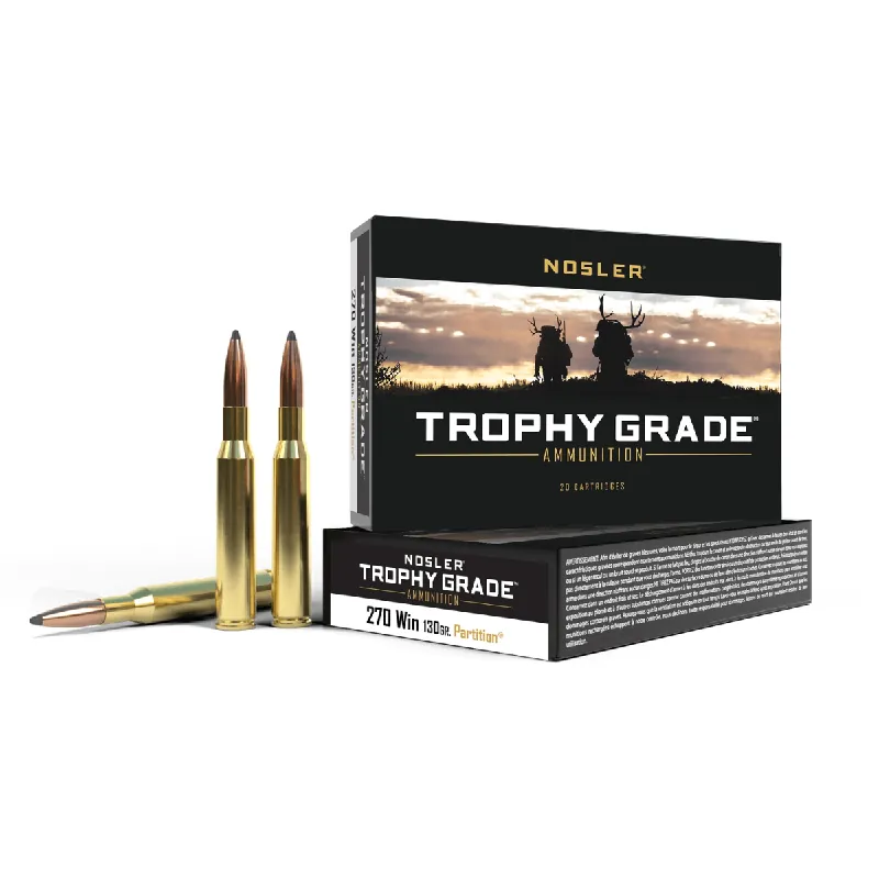 Trophy Grade 270 Winchester 130 Grain PT SP Ammunition 20 Rounds