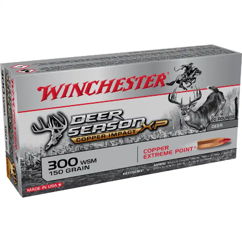 Deer Season XP Copper 270 Winchester Short Magnum 130 Grain Extreme Point Lead Free Ammunition 20 Rounds