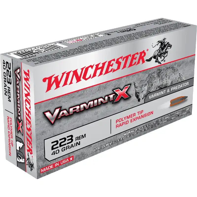 Varmint X 223 Remington 40 Grain Polytip Ammunition 20 Rounds