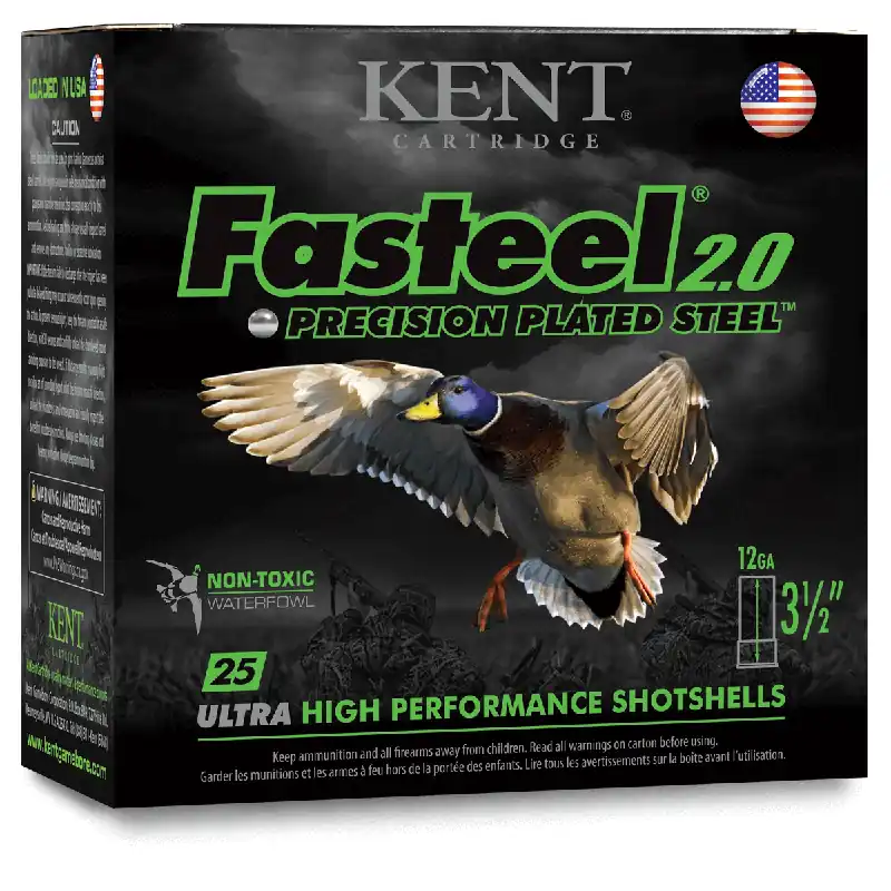 Fasteel 2.0 12 Gauge 1 Shot 3 Inch Ammo 25 Rounds