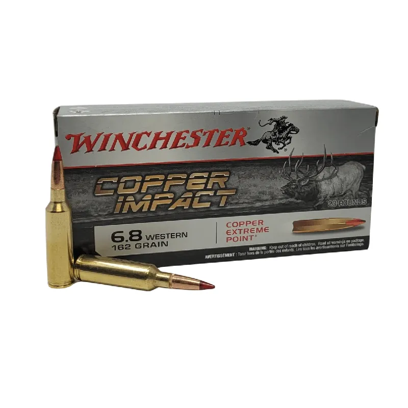 Expedition Big Game 6.8 Western 162 Grain Extreme Point Lead Free Ammunition 20 Rounds