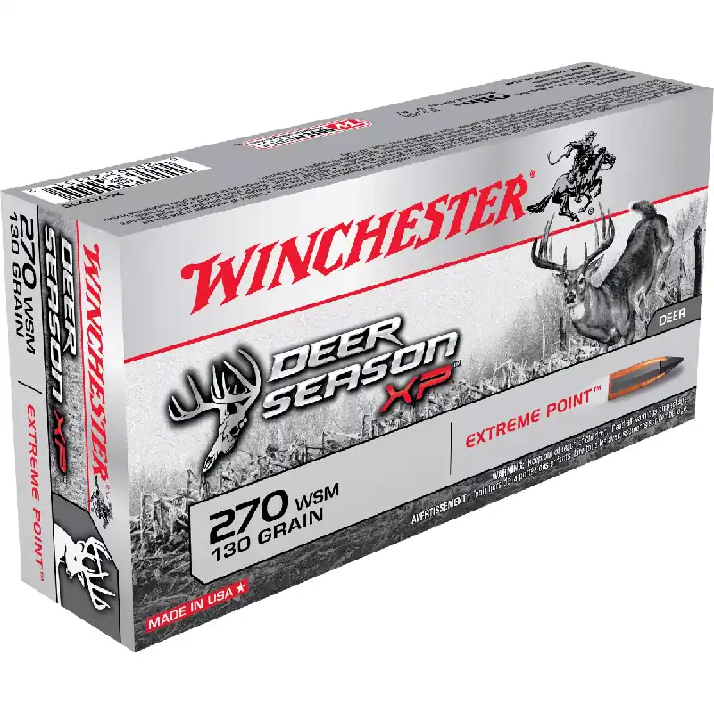 Deer Season XP 270 Winchester Short Magnum 130 Grain EPower-Pointt Ammunition 20 Rounds