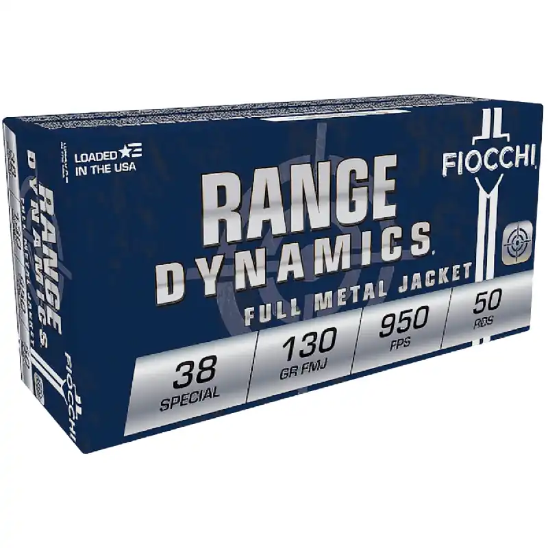 Range Dynamics 38 Special 130 Grain FMJ Ammunition 50 Rounds