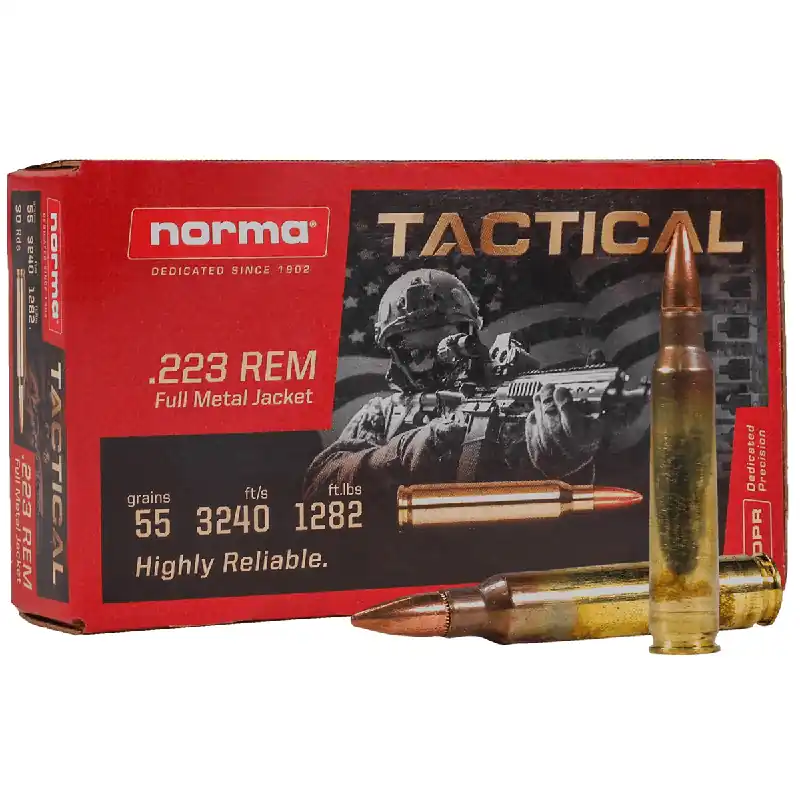 Tac 223 Remington 55 Grain FMJ Ammunition 30 Rounds