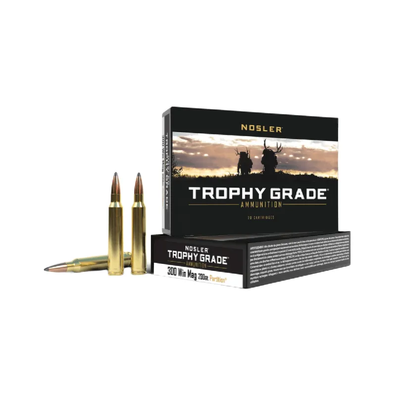 Trophy Grade 300 Winchester Magnum 200 Grain PT Ammunition 20 Rounds