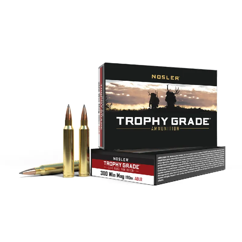 Trophy Grade 300 Winchester Magnum 190 Grain Accubond LR Ammunition 20 Rounds