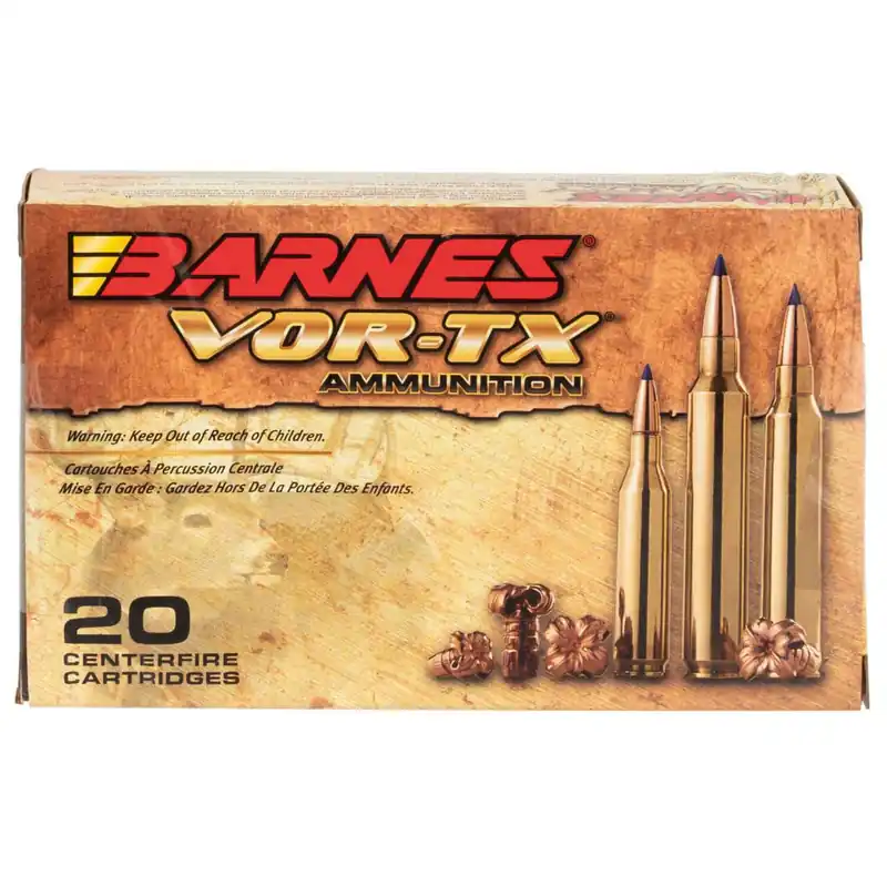 VOR-TX Rifle 30-06 Springfield 180 Grain TTSX Boat Tail Ammunition 20 Rounds