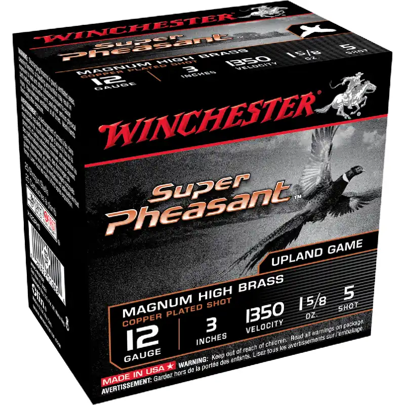 Super Pheasant Magnum 12 Gauge 5 Shot 3" Ammunition 25 Rounds