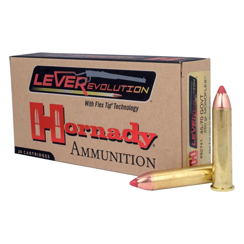 Leverevolution 45-70 250 Grain Monoflex Ammunition 20 Rounds