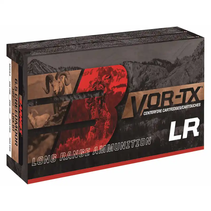 VOR-TX LR 6.5 PRC 127 Grain LRX Boat Tail Ammunition 20 Rounds