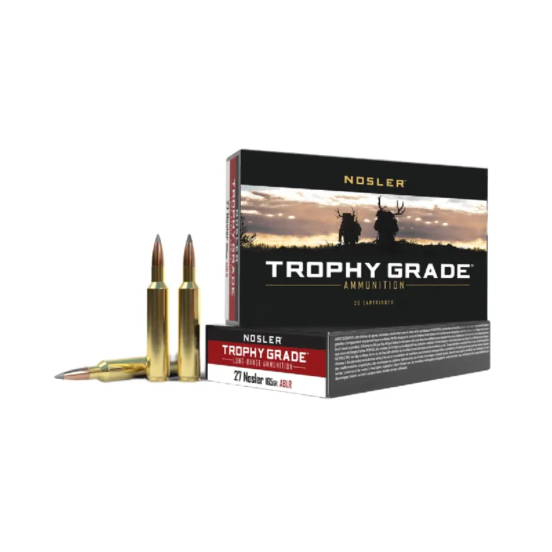 Trophy Grade 27 165 Grain Accubond LR Ammunition 20 Rounds