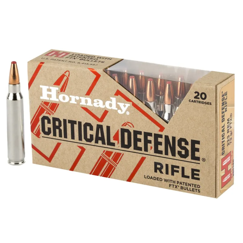 Critical Defense 223 Remmington 73 Grain FTX Ammunition 20 Rounds