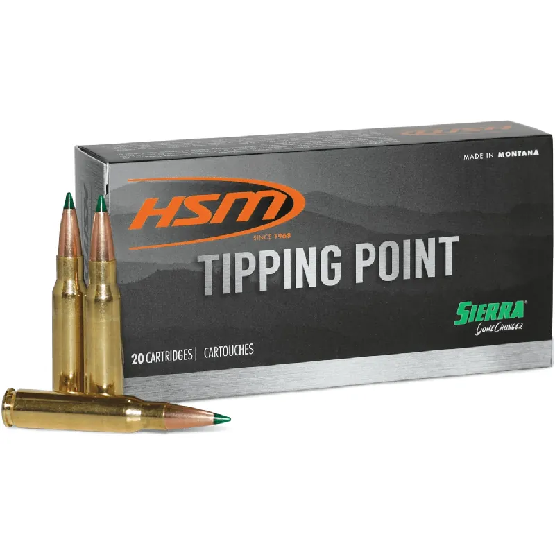 Tipping Point 6mm Creedmoor 90 Grain Sierra Game Changer Ammunition 20 Rounds