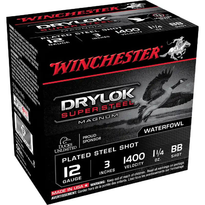 Drylock Super Magnum 12 Gauge BB Shot 3" Ammunition 25 Rounds