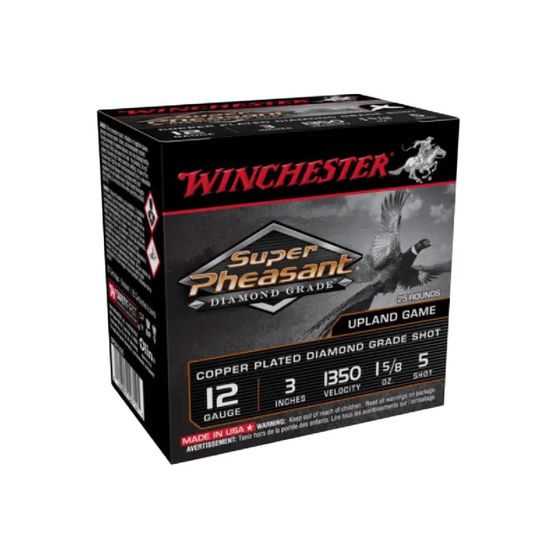 Super Pheasant Diamond 12 Gauge 5 Shot 3" Ammunition 25 Rounds