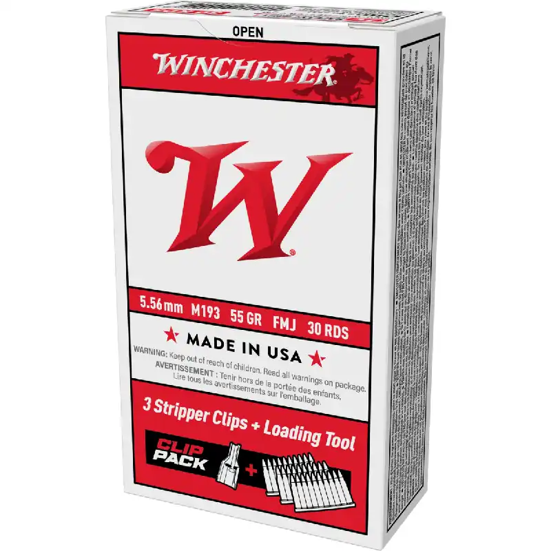 USA M193 FS 5.56 Nato 55 Grain FMJ Ammunition 30 Rounds
