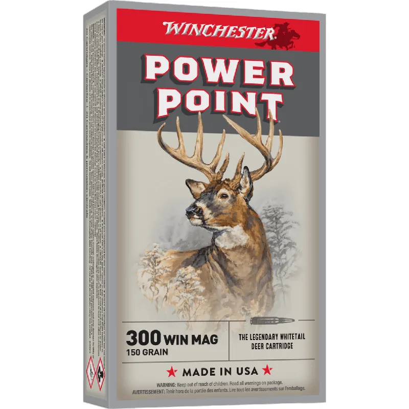 Super-X 300 Magnum 150 Grain Power-Point Ammunition 20 Rounds