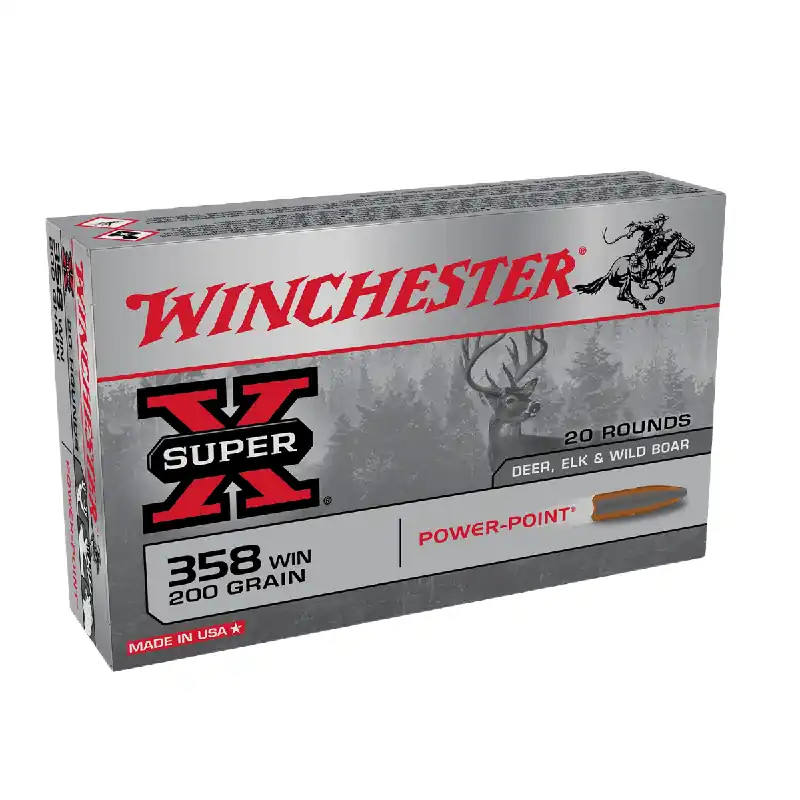 Super-X 358 200 Grain SP Ammunition 20 Rounds