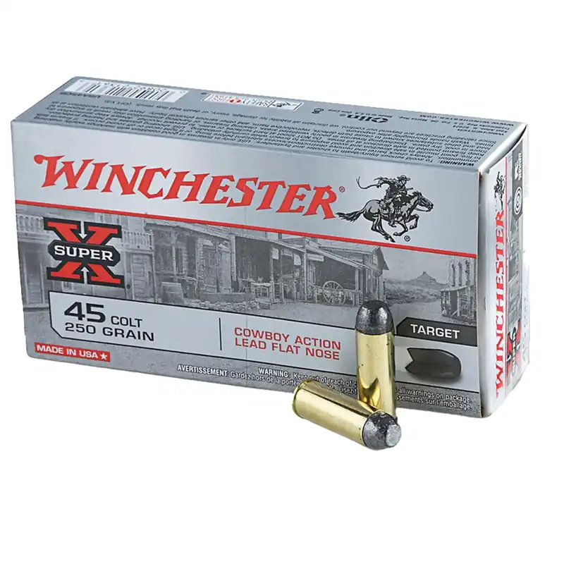 Super-X Cowboy 45 Long Colt 250 Grain LFN Ammunition 50 Rounds