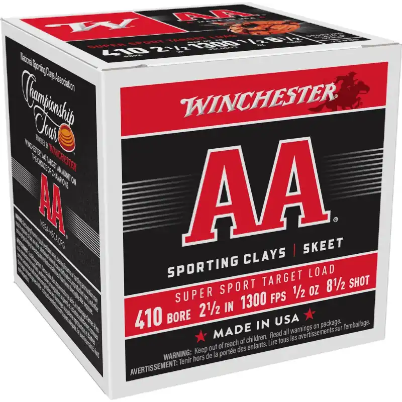 AA Super Sport 410 Gauge 8.5 Shot 2.5" Ammunition 25 Rounds