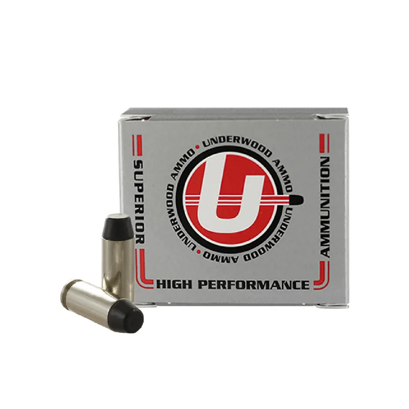 10mm Auto 220gr Flat Nose Black Cherry Coated Hard Cast Hunting Ammo