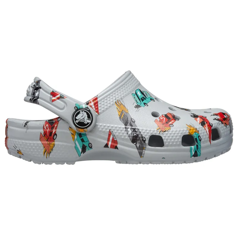Classic Race Cars Graphic Clog - Toddler