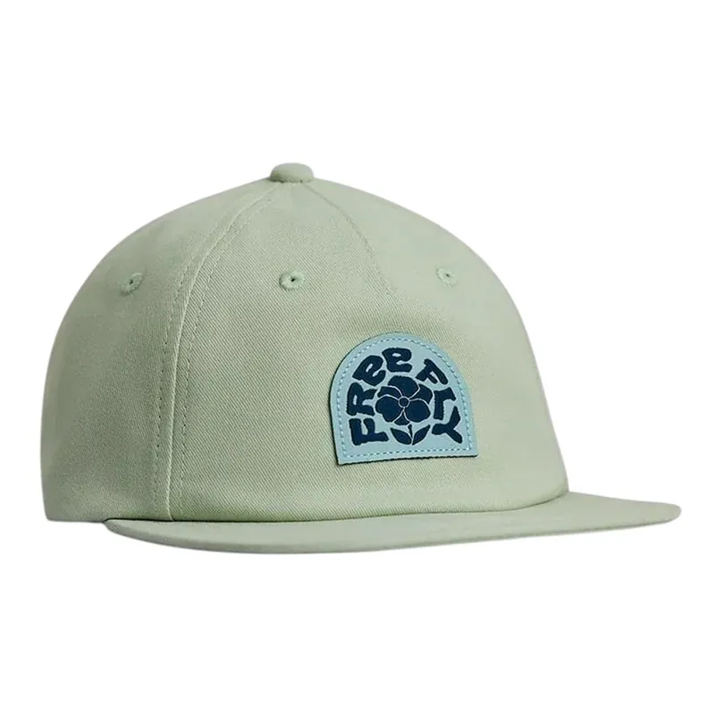 Poppy Strapback Flat Brim Hat