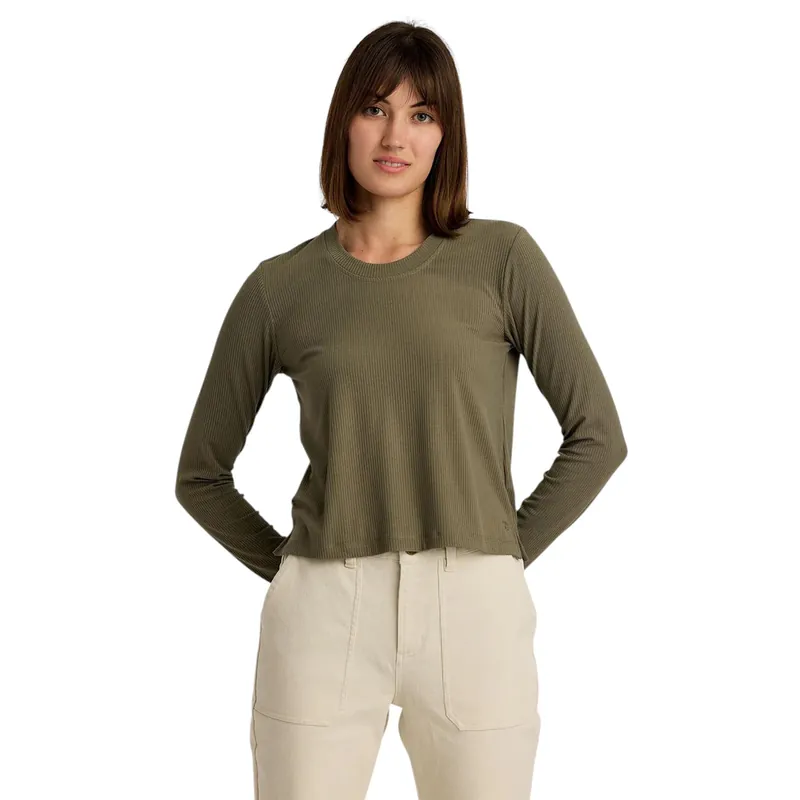 Ribbed Bamboo Long-Sleeve Top - Women‘s