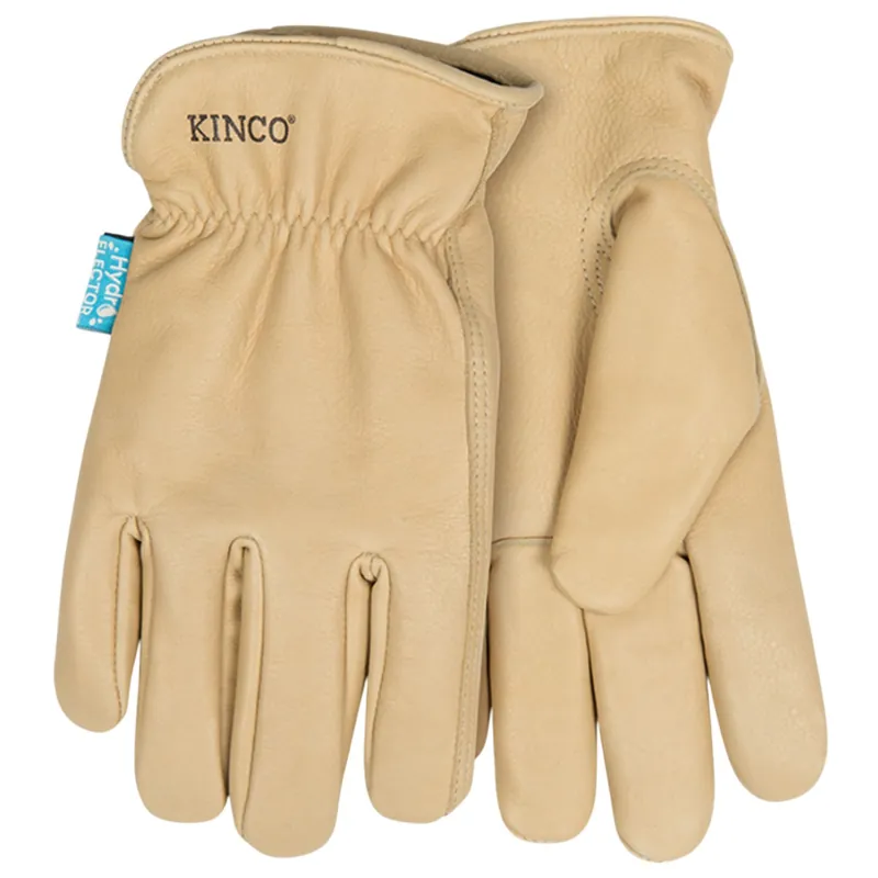 HydroFlector Lined Water-Resistant Premium Grain Cowhide Driver Glove