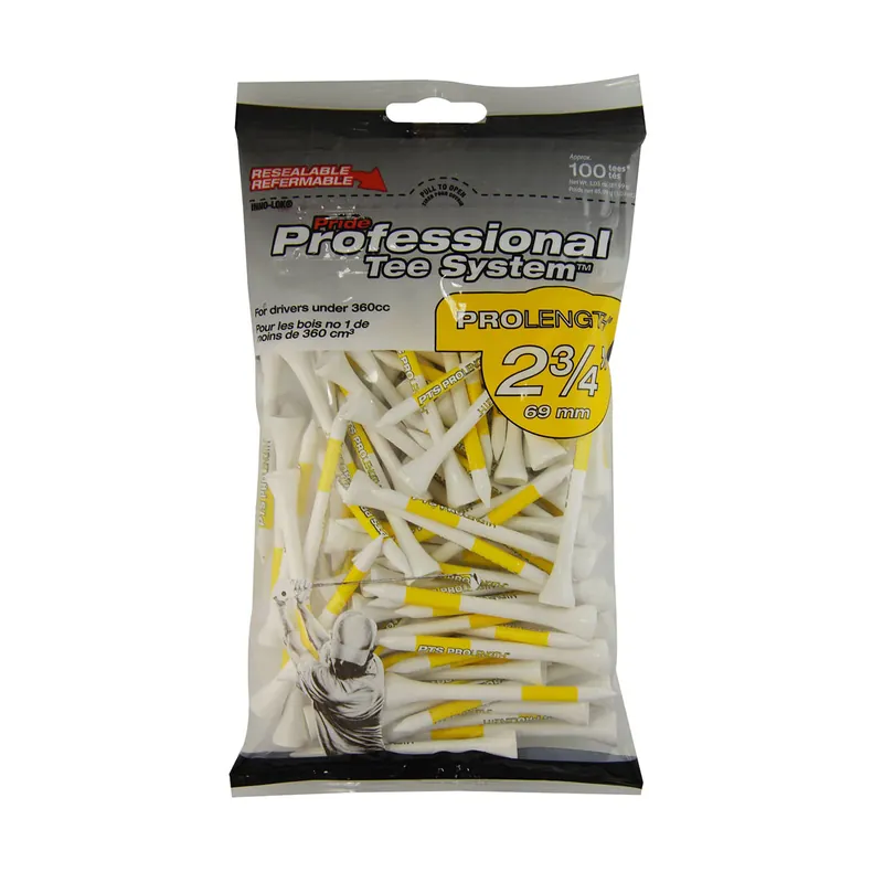 PTS 2 3/4" (100 Pack) Wood Golf Tee