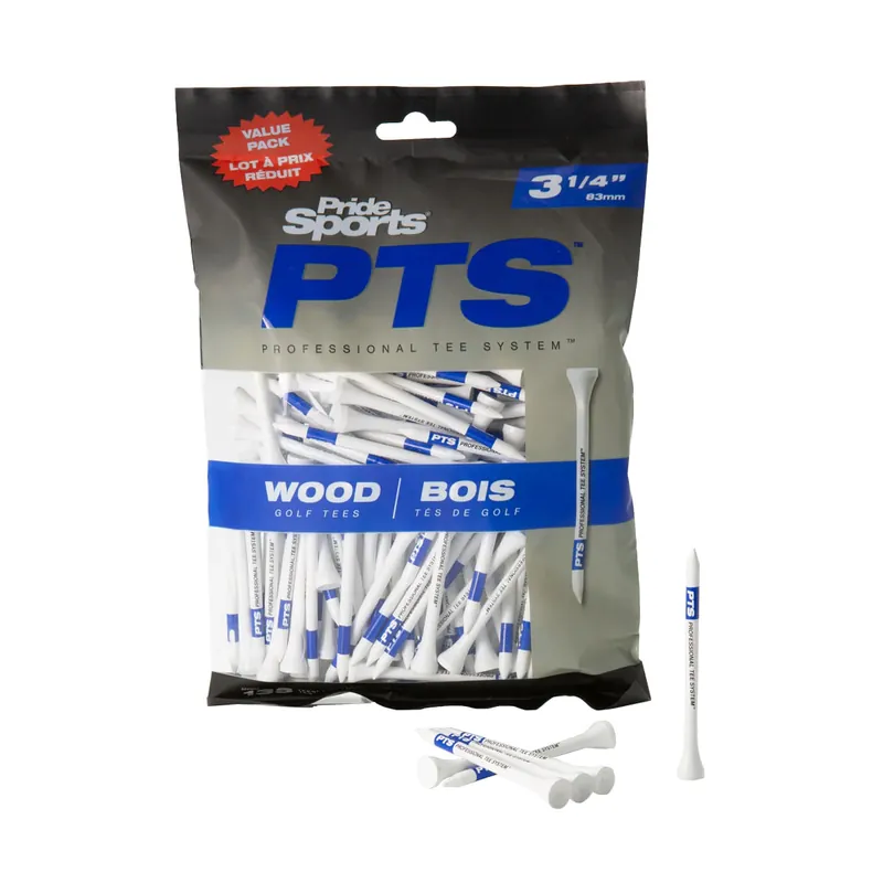 PTS 3 1/4" (135 Pack) Wood Golf Tee