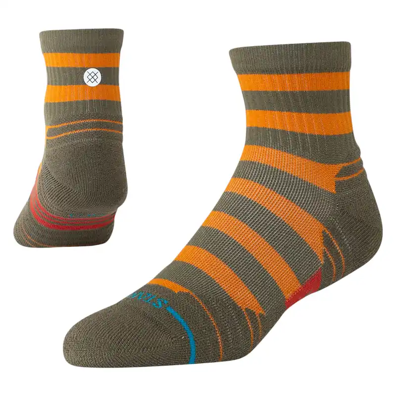 Lumberjack Mid Ribbed QTR Running Sock