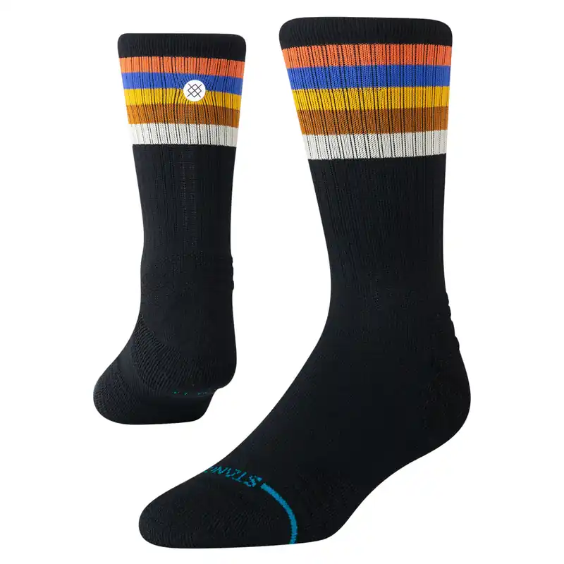 Maliboo Ribbed Mid Crew Running Sock