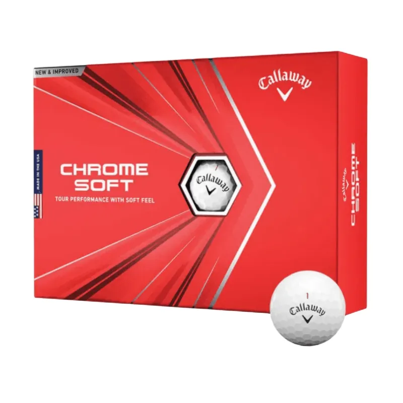 Chrome Soft Golf Ball (12 Pack)- 2024