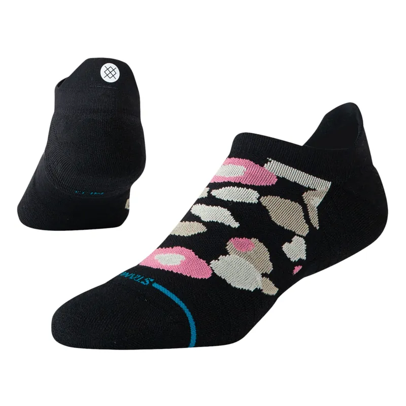Camo Floral Light Tab Running Sock - Women‘s