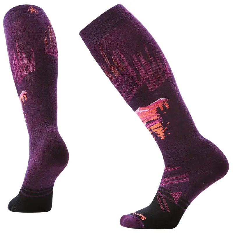 Ski Full Cushion Alpine Auroras Over the Calf Sock - Women‘s