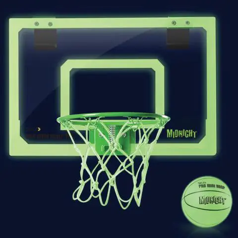 Pro Mini Hoop Midnight Glow in the Dark Basketball Hoop