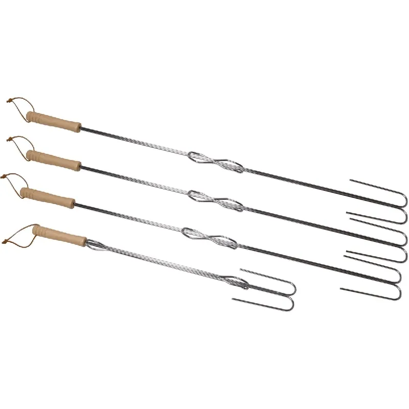 Extendable Safety Roasting Stick (4 Pack)