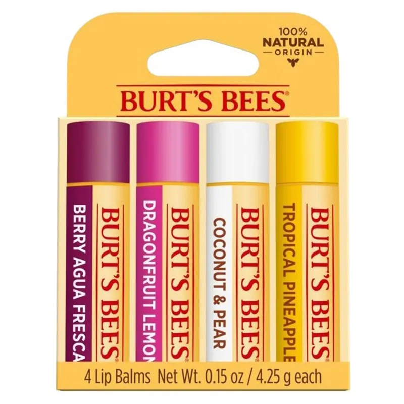 Lip Balm Tropical Assortment (4 Pack)