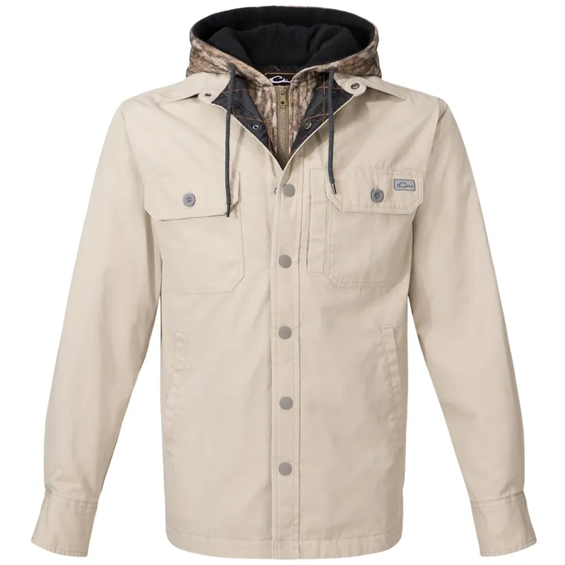Campfire Canvas Shirt Jacket Hoodie - Men‘s