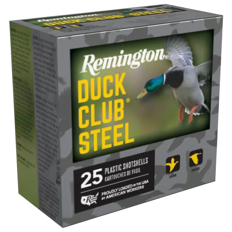 Duck Club Steel 20 Gauge 3 Shot 3" 1oz Ammo 25 Rounds