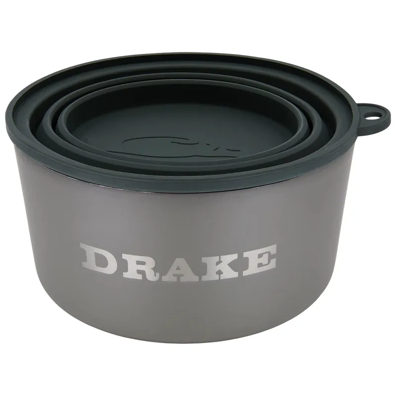 Team Gun Dog Insulated Stainless Steel Dog Bowl with Lid