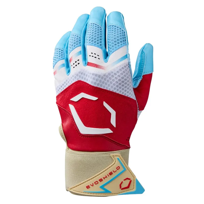 Carbyne X-SRZ Red White & Ice Baseball Batting Glove - Kids‘