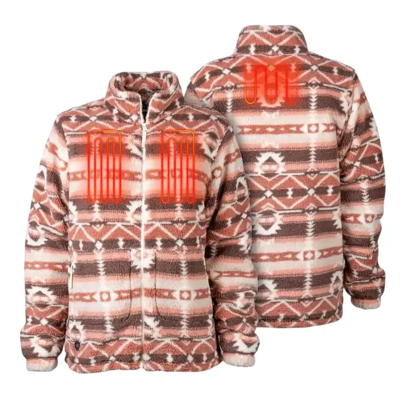 Upland Sherpa Printed Long Heated Jacket - Women‘s